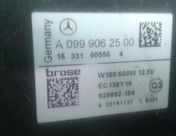 P16602730 Elektromotor für Gebläse Steuergerätebox MERCEDES-BENZ GLE (W166) 0999