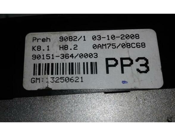 Heating & Ventilation Control Assembly OPEL Zafira/Zafira Family B (A05)