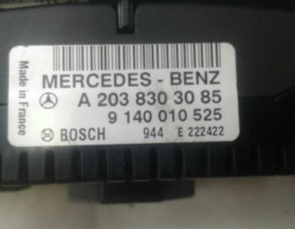 P15797228 Heizungsbetätigung (Konsole) MERCEDES-BENZ C-Klasse SportCoupe (CL203)