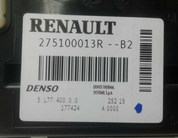 P16017259 Heizungsbetätigung (Konsole) RENAULT Master III Kasten (FV) 275100013R