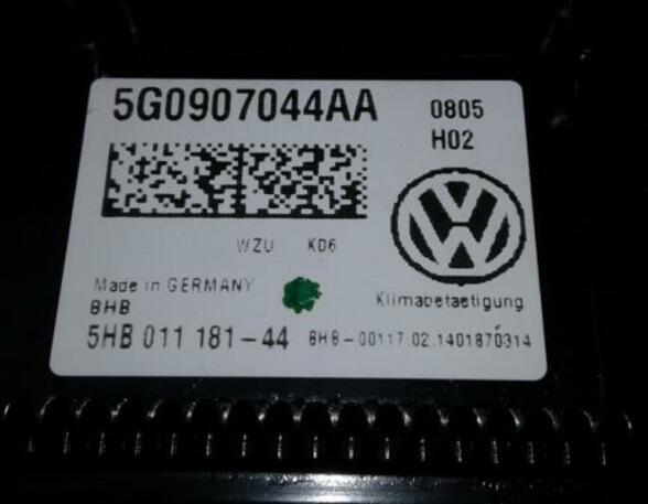 P16392008 Heizungsbetätigung (Konsole) VW Golf VII Variant (5G) 5G0907044AA