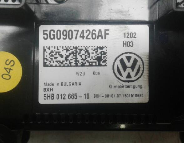 P10756391 Heizungsbetätigung (Konsole) VW Passat B8 (3G) 5G0907426AF