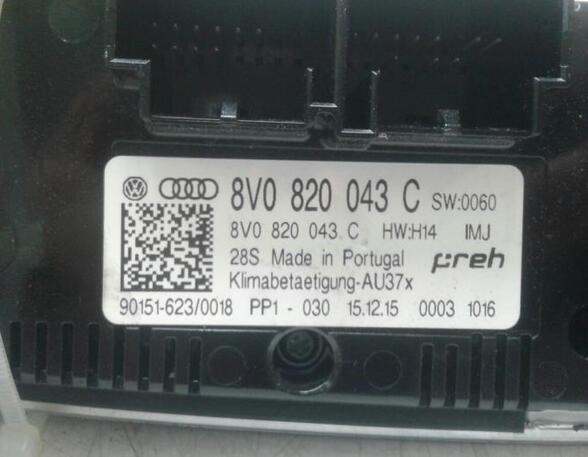 Heating & Ventilation Control Assembly AUDI A3 Limousine (8VM, 8VS)
