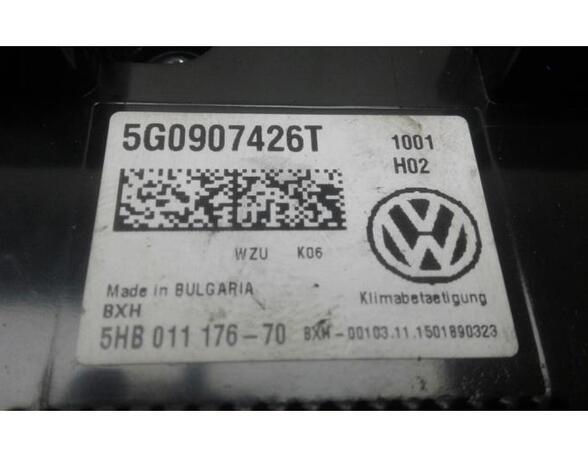 Bedieningselement verwarming & ventilatie VW Golf Sportsvan (AM1, AN1)