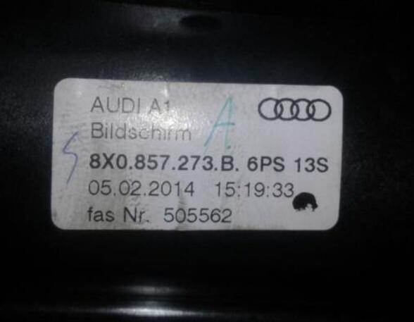 Autonavigatiesysteem AUDI A1 Sportback (8XA, 8XF), AUDI A1 (8X1, 8XK)