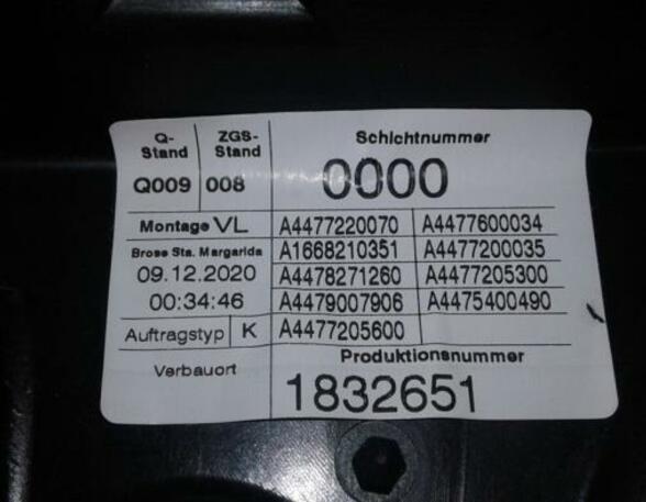 Door Card (Door Panel) MERCEDES-BENZ V-Klasse (W447)