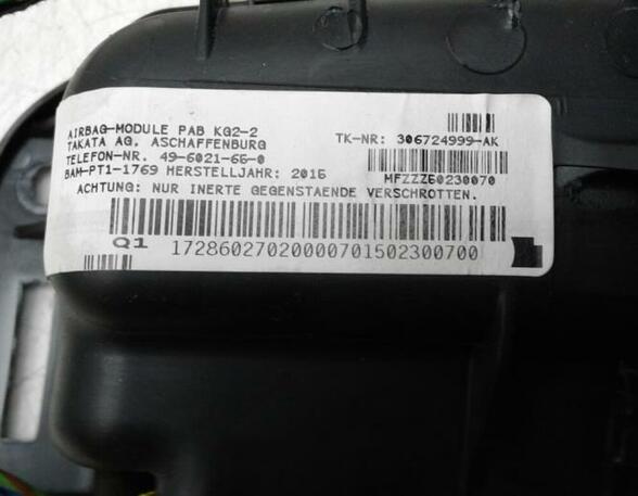 P11602802 Airbag Beifahrer MERCEDES-BENZ SLK (R172) 1728602702