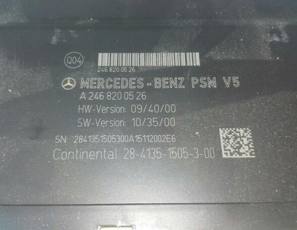 P16813815 Steuergerät Sitzheizung MERCEDES-BENZ CLA Shooting Brake (X117) 246820