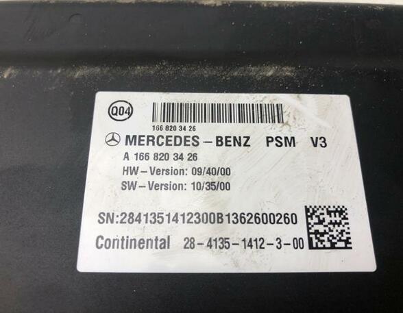 Regeleenheid Stoelverwarming MERCEDES-BENZ M-Klasse (W166)