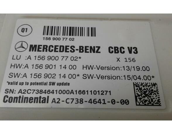 Regeleenheid deuraantrekhulp MERCEDES-BENZ B-Klasse (W242, W246), MERCEDES-BENZ A-Klasse (W176), MERCEDES-BENZ CLA Coupe (C117)