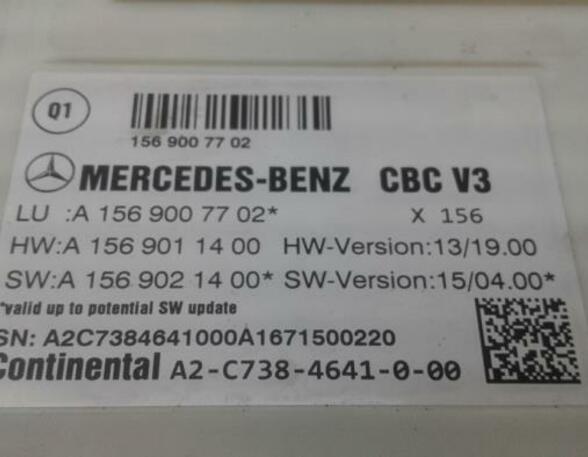 Regeleenheid deuraantrekhulp MERCEDES-BENZ A-Klasse (W176), MERCEDES-BENZ CLA Coupe (C117), MERCEDES-BENZ B-Klasse (W242, W246)