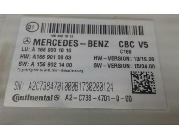 Door Closing Control Unit MERCEDES-BENZ GLE (W166), MERCEDES-BENZ GLE Coupe (C292), MERCEDES-BENZ GLS (X166)