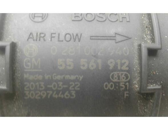 Air Flow Meter OPEL Meriva B Großraumlimousine (S10), OPEL Astra J Caravan (--)