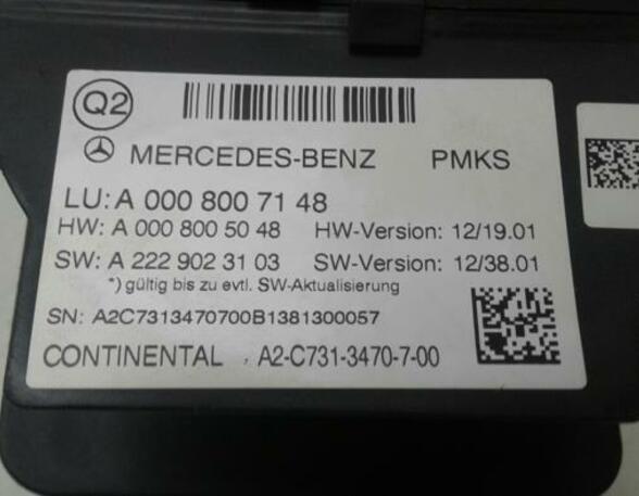 Сentrale vergrendeling pomp MERCEDES-BENZ S-Klasse (W221), MERCEDES-BENZ S-Klasse (V222, W222, X222)