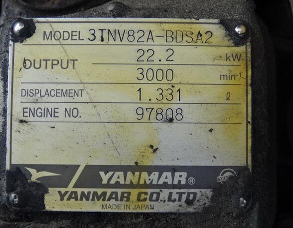 Engines YANMAR Yanmar 3 Zylinder 3TNV82A-BDSA2