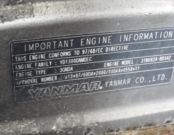 Motoren YANMAR Yanmar 3 Zylinder 3TNV82A-BDSA2