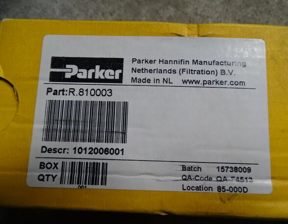 Hydraulic filters PARKER PLANT Parker R.810003 Hydraulikfilter*FTH6781*R810014*FUCMFR1300*