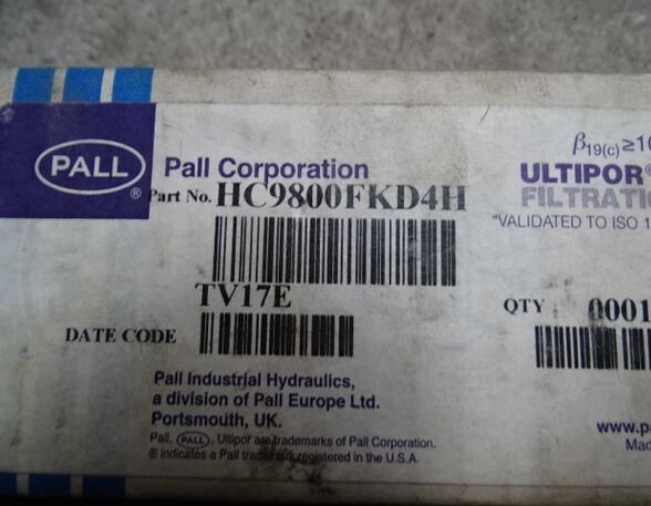 Hydraulic filters POCLAIN Pall HC9800FKD4H Case 2950528