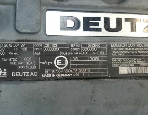 Motoren DEUTZ BF4M2012C TCD2012 LO42V