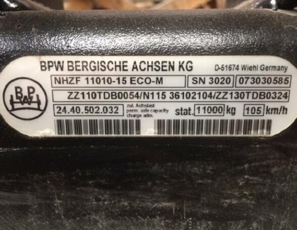 Achse Ackermann BPW NHZF 11010-15 Eco-M SN3020