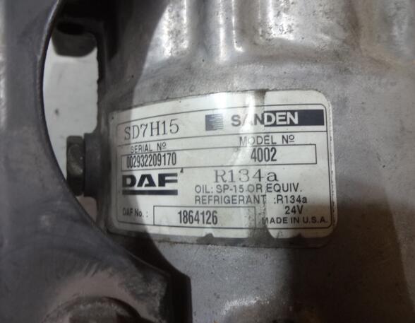 Air Conditioning Compressor DAF 85 CF 1864126 SD7H15 1641183 1685170 1815581