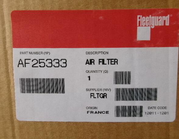 Air Filter Renault Magnum Fleetguard AF25333 Volvo E452L01 5010230841