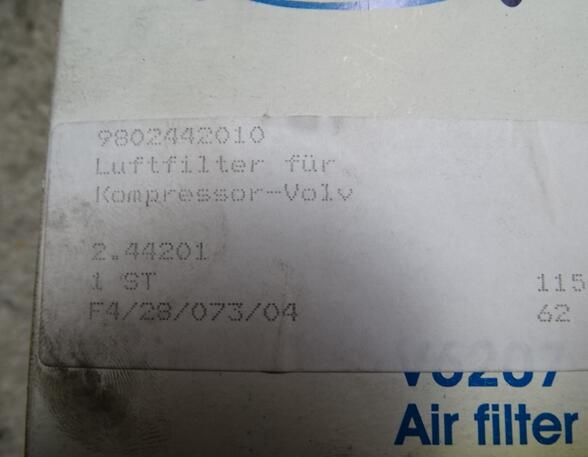 Air Filter Volvo F 10 Partec V6207 Volvo 1082368 10823680 8152010 81520108