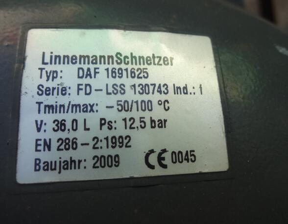 Luchtreservoir pneumatisch systeem DAF XF 105 Linnemann Schnetzer 130743 DAF 1691625