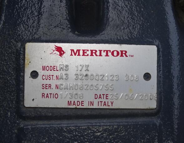 Axle Iveco Stralis Meritor MS17X MS 17 X Ratio 3,08 A3320002123