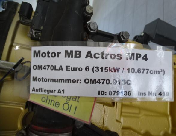 Bare Engine for Mercedes-Benz Actros MP 4 OM 470 LA OM470LA VI OM470.913C Euro 6