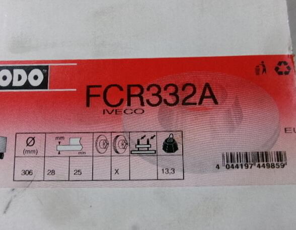 Brake Disc for Iveco Daily FERODO FCR332A 2996049