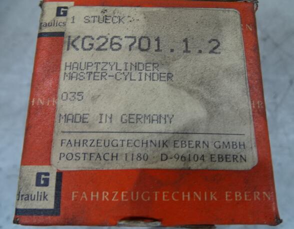 Brake Master Cylinder MAN G 90 FAG KG 26701.1.2 Original