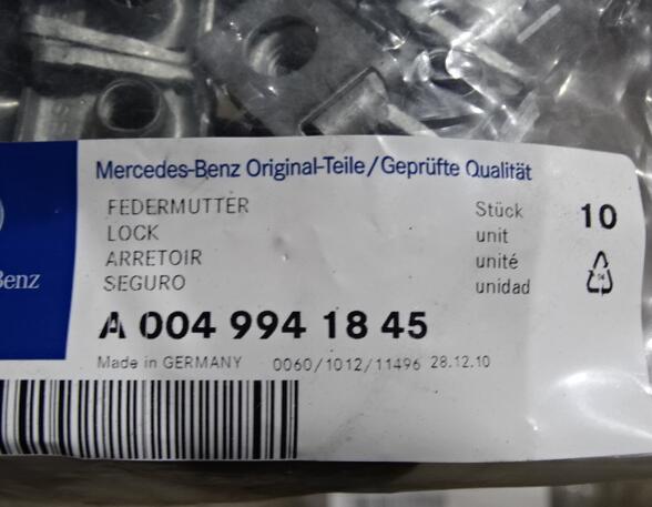 Bumper Montageset Mercedes-Benz Actros A0049941845 Blechmutter 7mm 15 Stueck