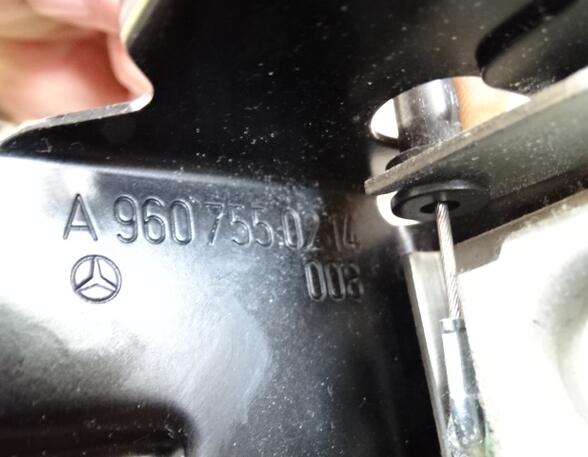 Kabel klepvergrendeling opbergkastje voor Mercedes-Benz Actros MP 4 Schloss A9607520250 Halter A9607550214 links