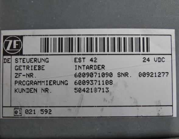 Steuergerät Brems- / Fahrdynamik für Iveco Stralis EST42 Intarder ECU Bosch 0260001028 ZF 6009371001