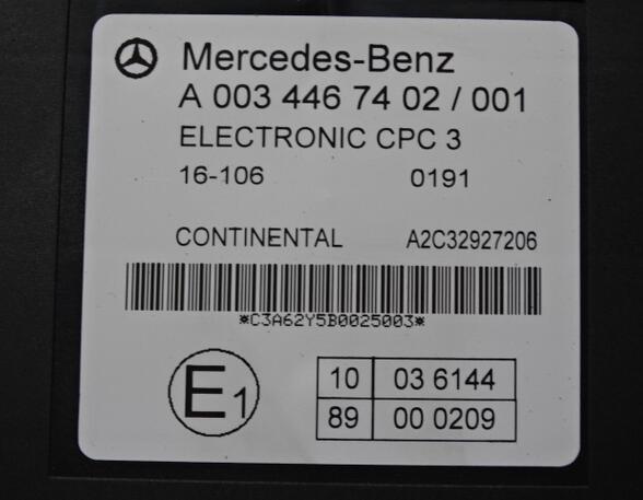 Control Unit Brake / Driving Dynamics Mercedes-Benz Actros MP 4 A0034467402 CPC3 ECU Continental A2C32927206