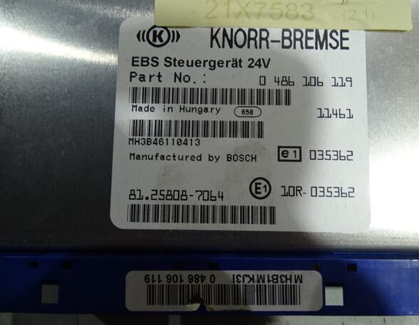 Steuergerät Brems- / Fahrdynamik MAN TGX Knorr 0486106119 EBS 81258087064