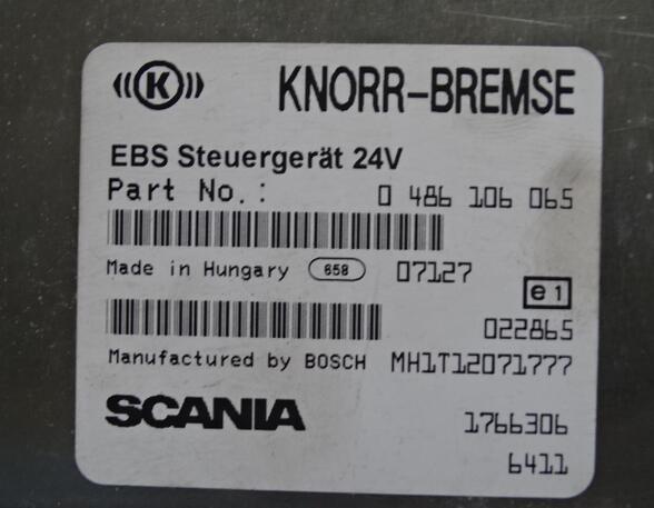 Regeleenheid rem- / voertuigdynamiek voor Scania P - series Scania 1766306 Knorr 0486106065 EBS