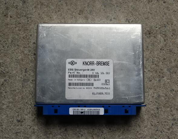 Control Unit Brake / Driving Dynamics for MAN TGS 81258087033 Knorr Bremse 0486106083