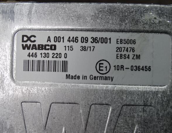Control Unit Brake / Driving Dynamics Mercedes-Benz Actros MP 4 A0014460936 Wabco 4461302200