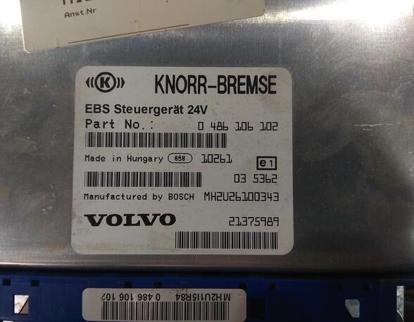 Control Unit Volvo FH Knorr-Bremse Zentralbremssteuerung EBS 0486106102 21375989