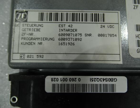 Controller DAF 95 XF EST42 Intarder ECU Bosch 0260001028 DAF 1651926
