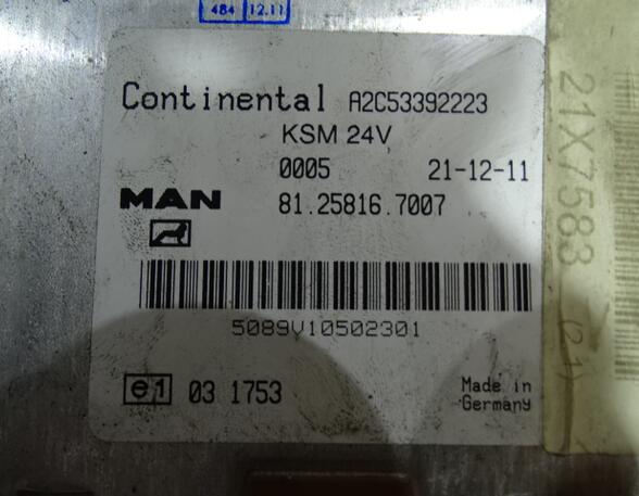 Controller MAN TGX Continental KSM 81258167007