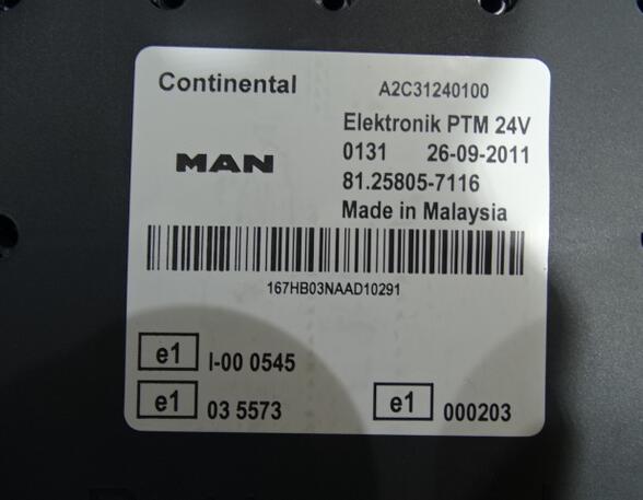 Steuergerät MAN TGM PTM 24V Continental A2C31040100 MAN 81258057116