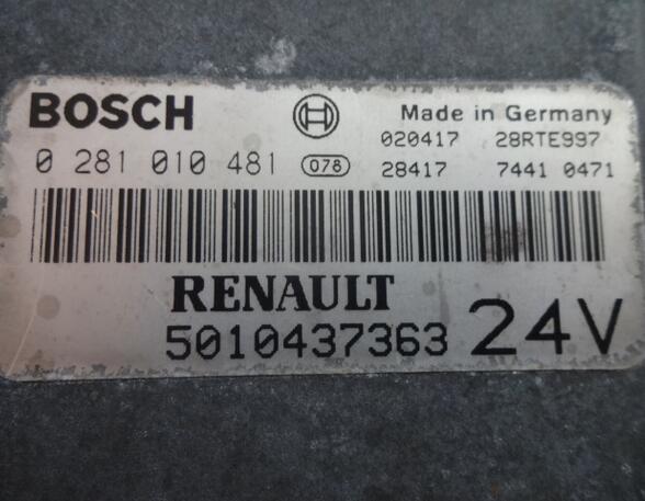 Regeleenheid Renault Magnum Bosch 0281010481 ECU Renault 5010437363