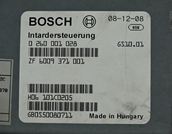 Regeleenheid DAF 95 XF EST42 Intarder ECU Bosch 0260001028 DAF 1686847