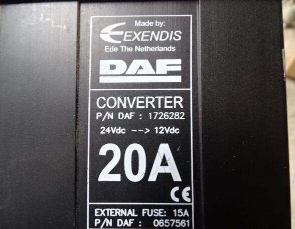 Steuergerät für DAF XF 105 Converter 24V 12V DAF 1726282 Wandler 2151452 2162812