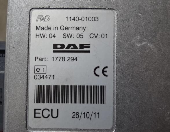 Steuergerät DAF XF 105 ECU 1778294 Handymodul 1703312
