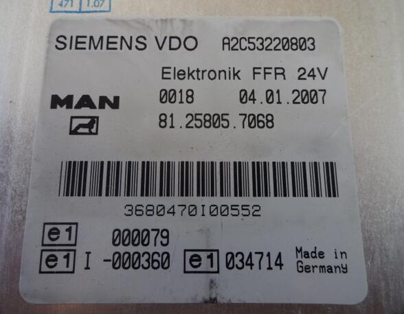 Controller MAN TGX MAN 81258057068 MAN FFR Modul Siemens VDO A2C53220803