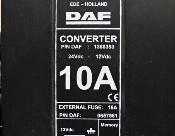 Controller for DAF 95 XF Spannungswandler DAF 1368353 Converter 10A